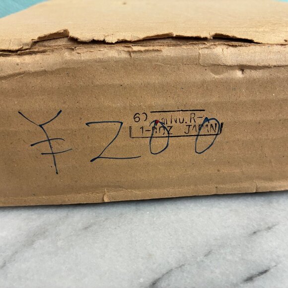 Vintage Box of 12 Christmas Glass Ball Ornaments Japan Aqua Mercury Glass - Picture 10 of 10